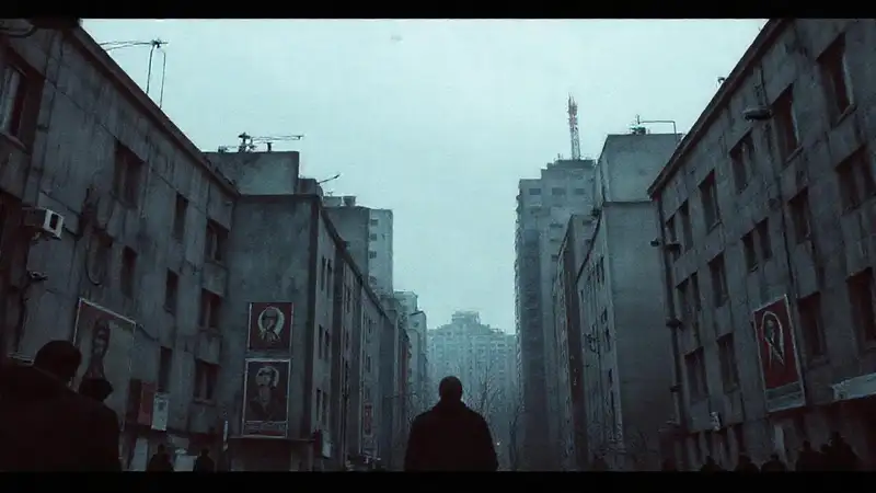 A bleak city reflects communist oppression